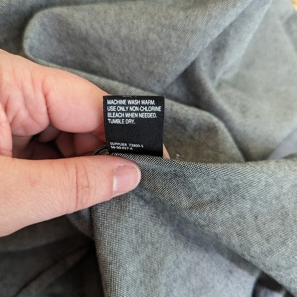 William Rast Men's Heathered Grey Button Down Sz XXL - Picture 11 of 11